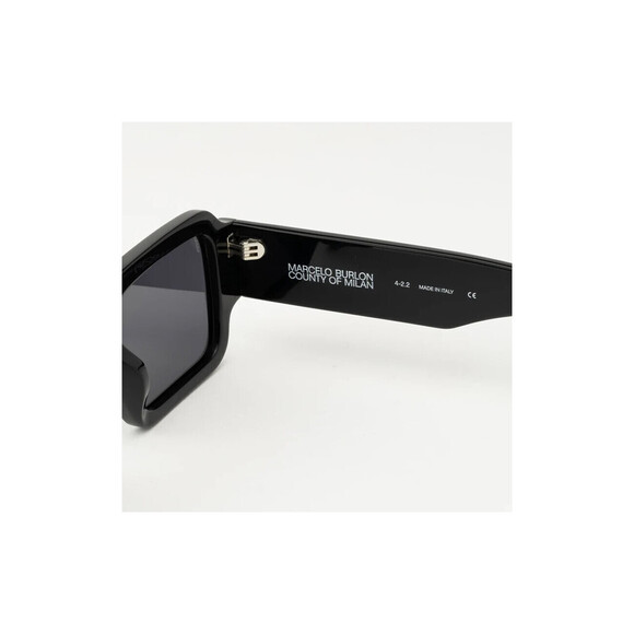 NWT Marcelo Burlon Maiten Black Grey 52mm Sunglasses